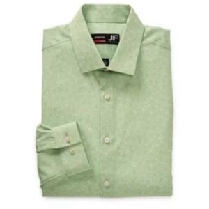 J Ferrar 360 Stretch Men's Slim Fit Dress Shirts Size S
